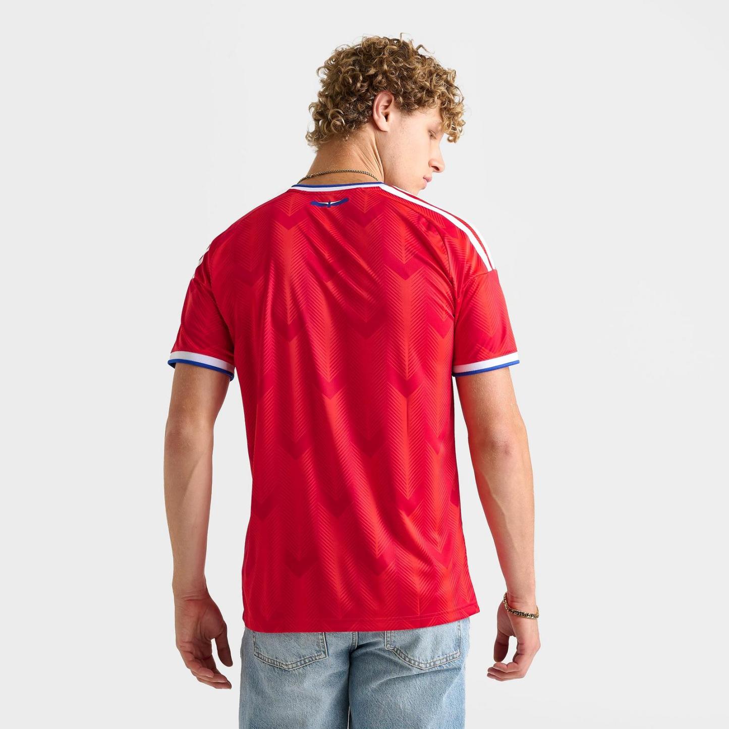 Men's adidas Chile 2026 Home Replica Soccer Jersey - Active Red - view 4