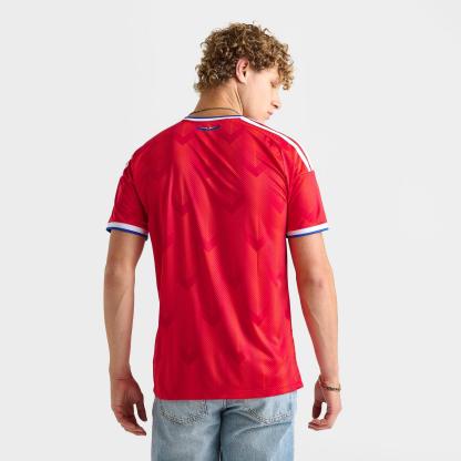 Men's adidas Chile 2026 Home Replica Soccer Jersey - Active Red - view 4
