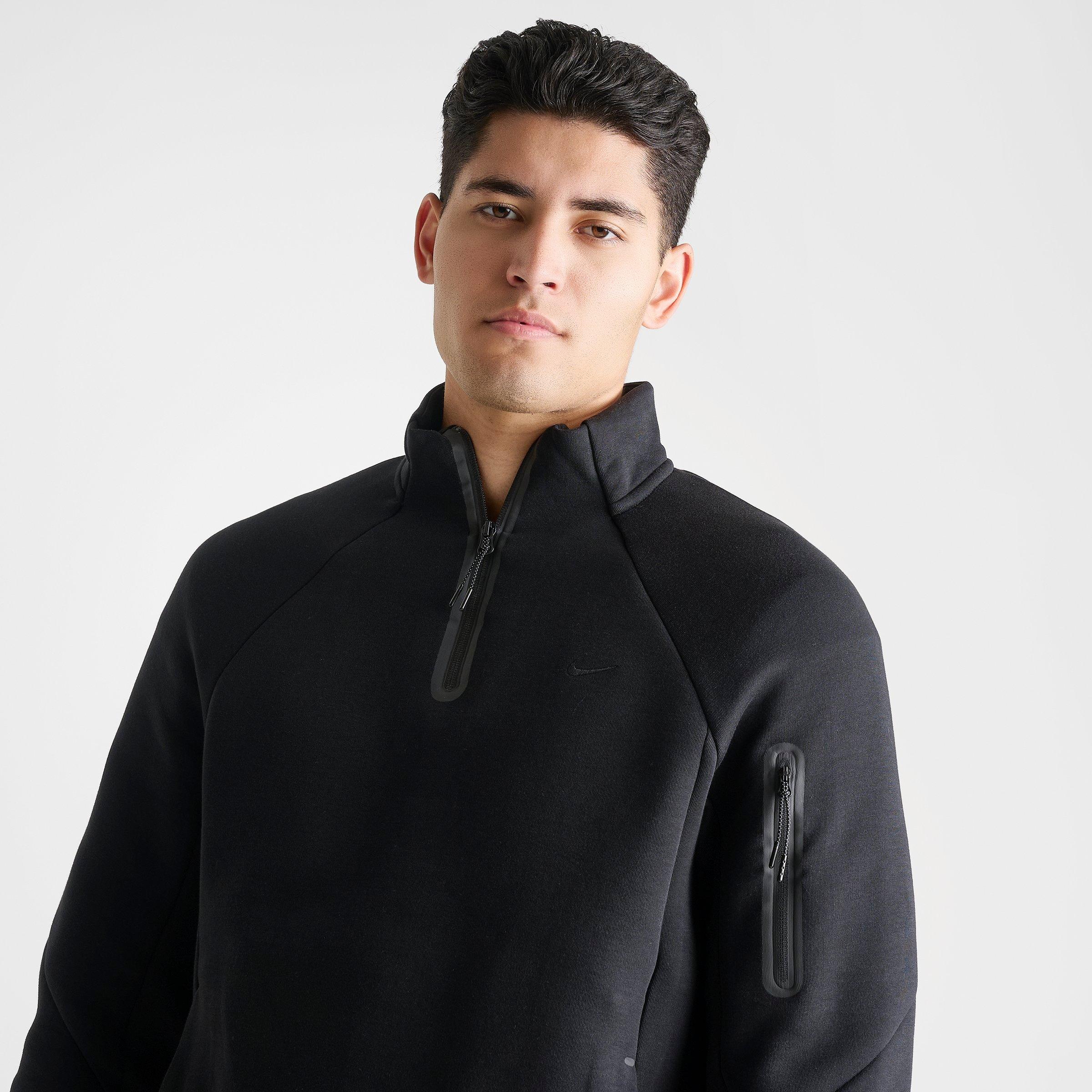 Men's Nithtke Tech Fleece Quarter-Zip Top - Black/Black