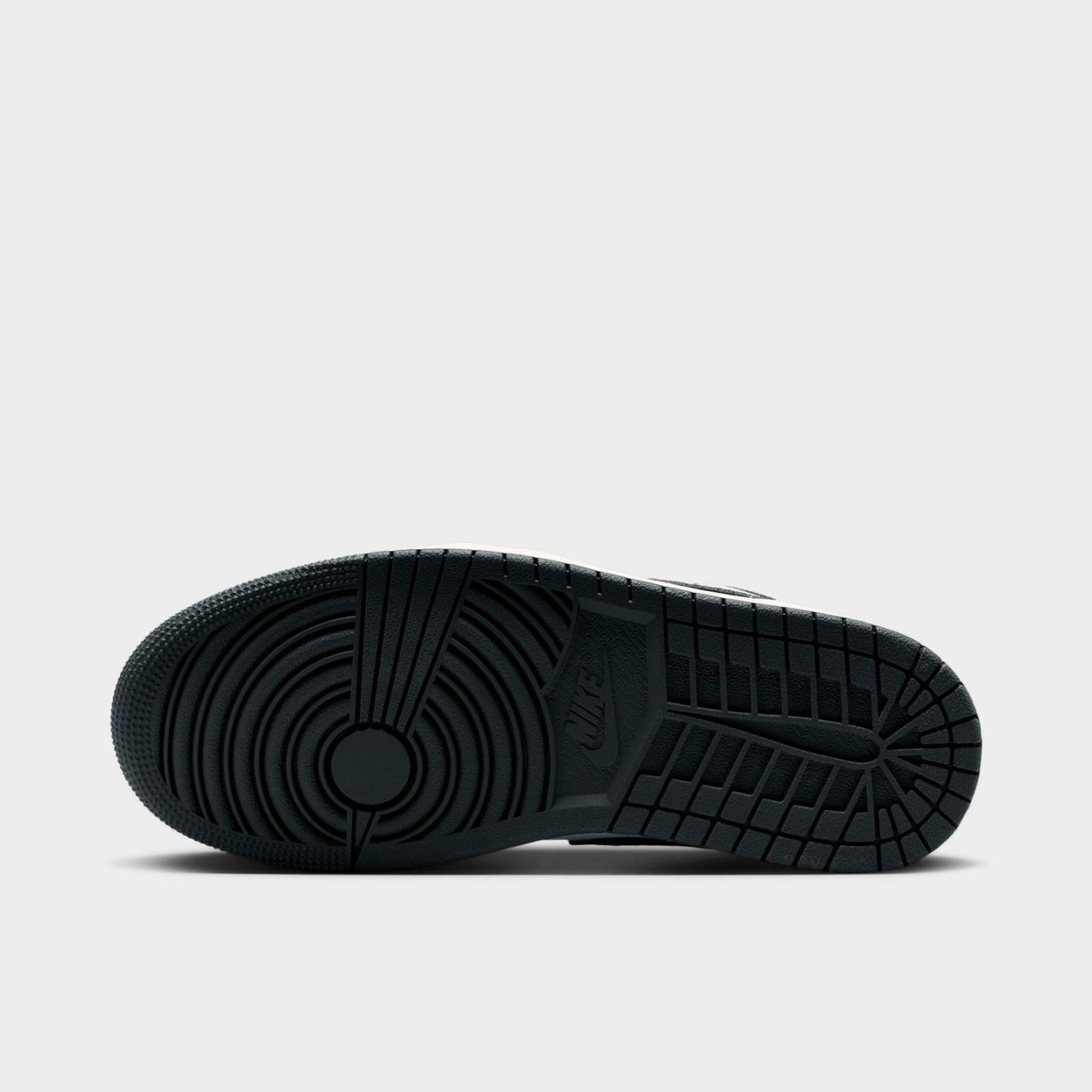 Women's Air Jordan Retro 1 Low SE Casual Shoes - Anthracite/Sail/Coconut Milk/Iced Carmine - view 6