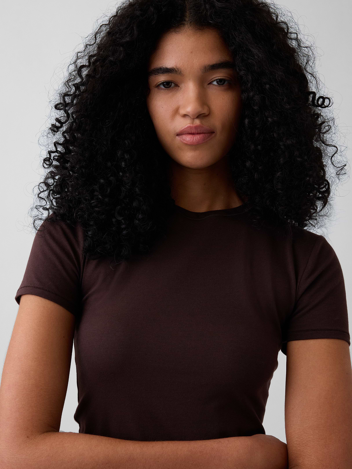 CloseKnit Jersey T-Shirt - Terra brown