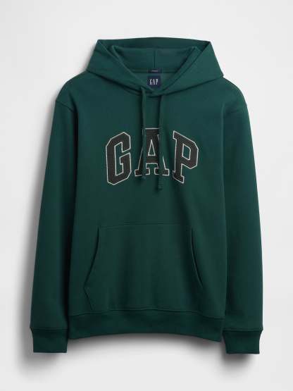 Adult VintageSoft Arch Logo Hoodie - hunter green