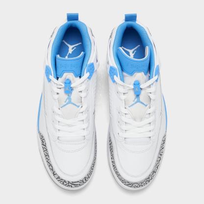 Men's Jordan Spizike Low Casual Shoes - White/University Blue/Wolf Grey/Anthracite - view 5