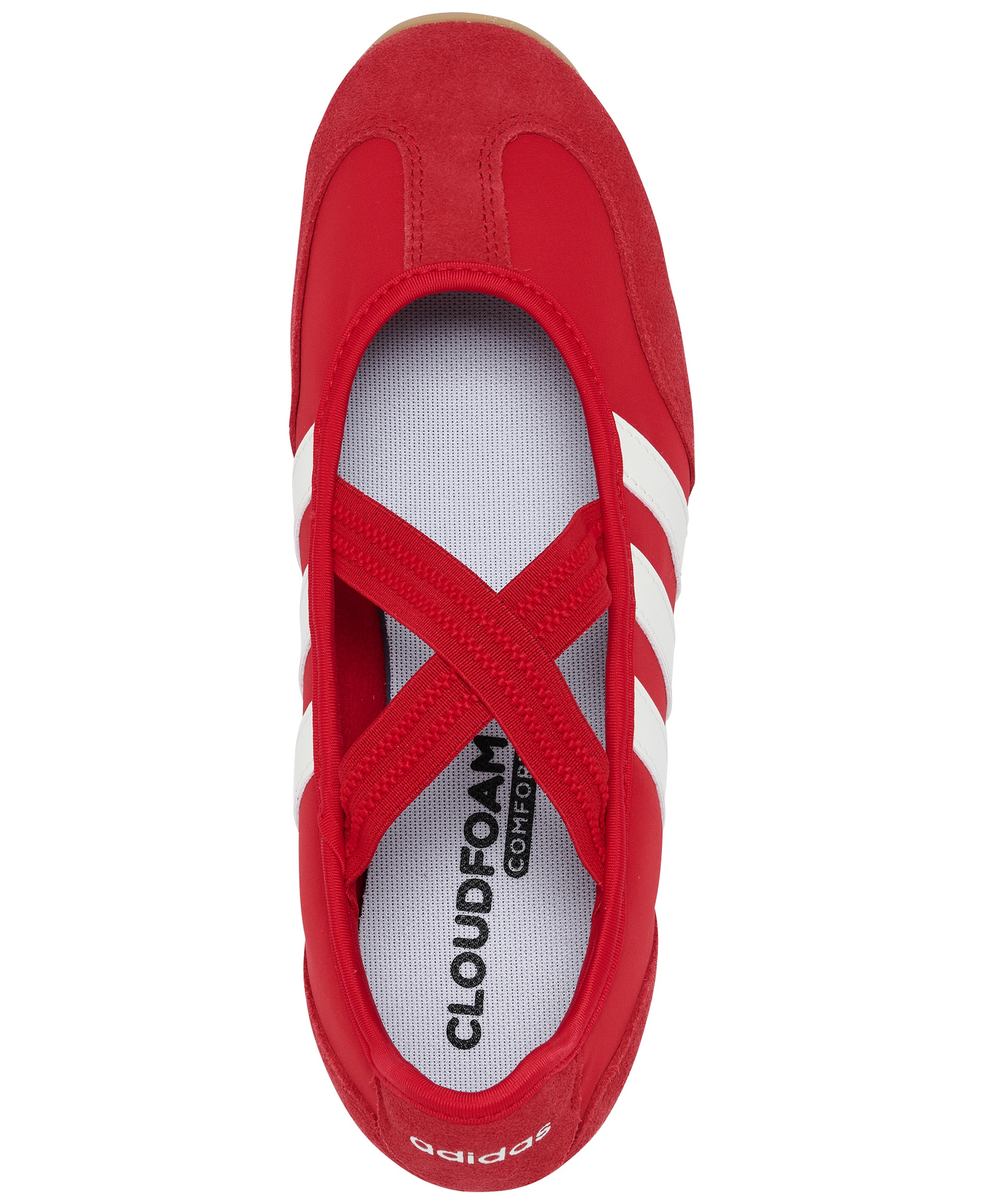 adidas Women's Barreda Mary Jane Sneakers from Finish Line - Scarlet, Off White