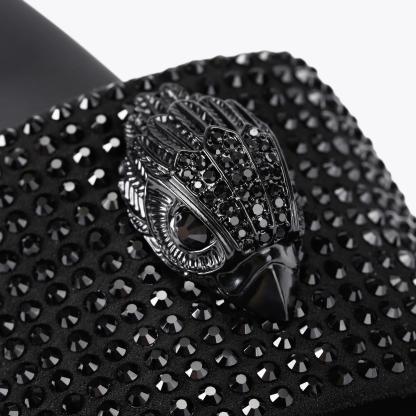 Kurt Geiger London Meena Drench Platform Slide - Black - view 6