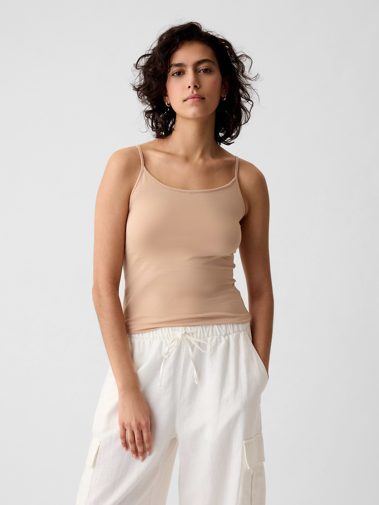 CloseKnit Basic Cami - Brush beige