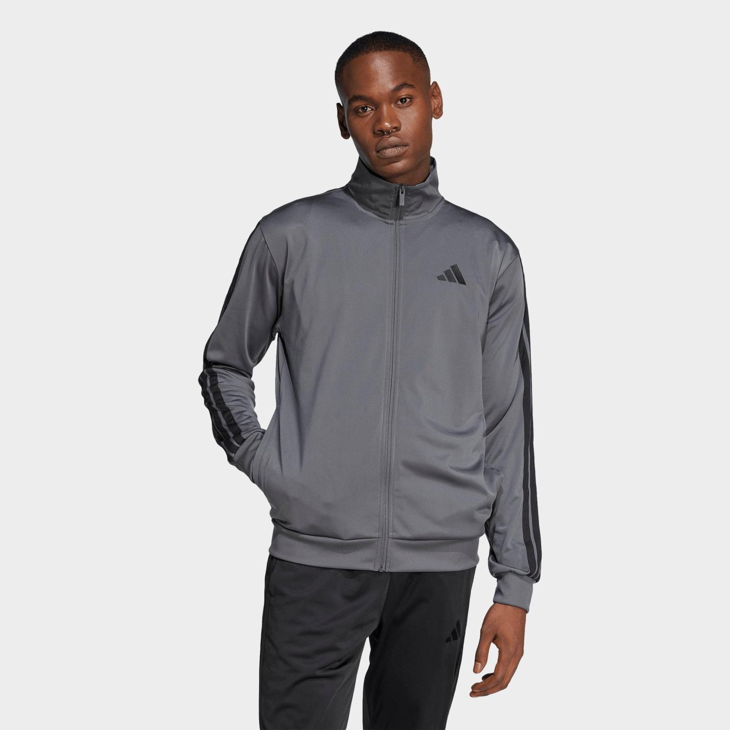 Men's adidas Dayready Full-Zip Track Jacket - Grey