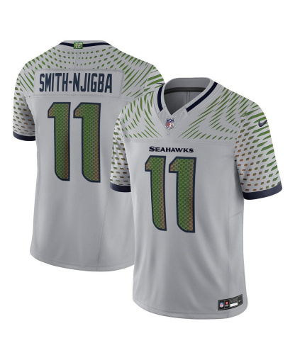 Nike Men's Jaxon Smith-Njigba Wolf Gray Seattle Seahawks 2025 Rivalries Collection Limited Jersey - Gray