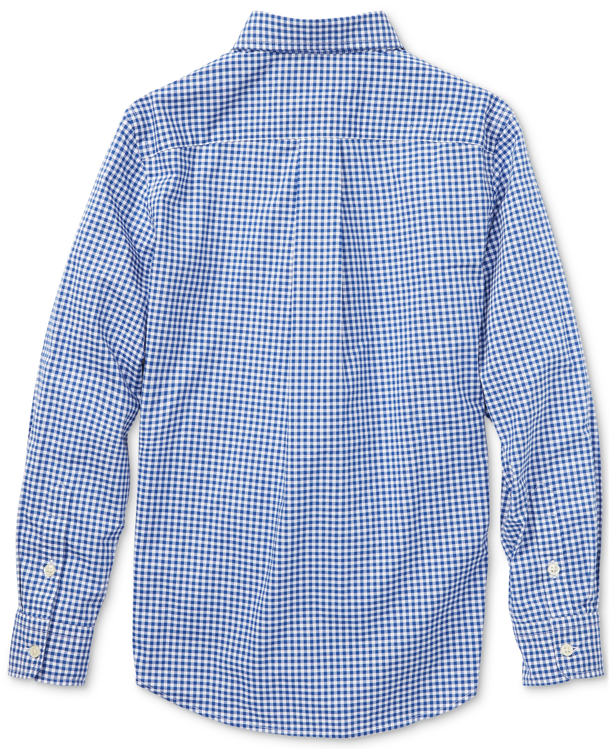 Polo Ralph Lauren Big Boys Gingham Cotton Poplin Shirt - Blue Multi