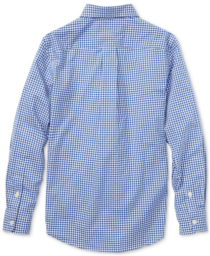 Polo Ralph Lauren Big Boys Gingham Cotton Poplin Shirt - Blue Multi