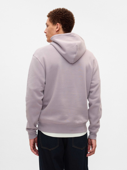 Adult VintageSoft Arch Logo Hoodie - dusty mauve