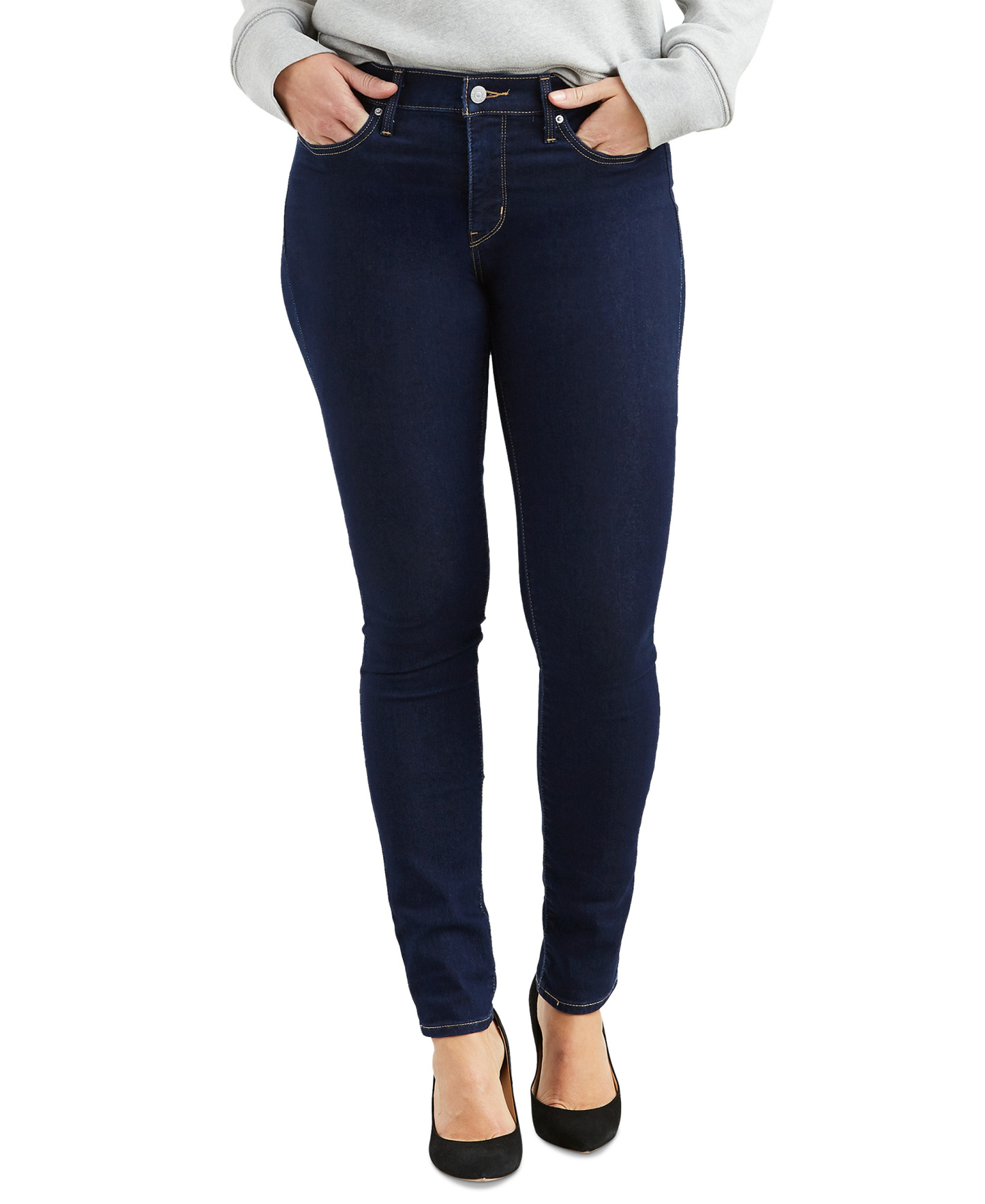 Levi's Women's 311 Shaping Skinny Jeans in Short Length - Darkest Sky