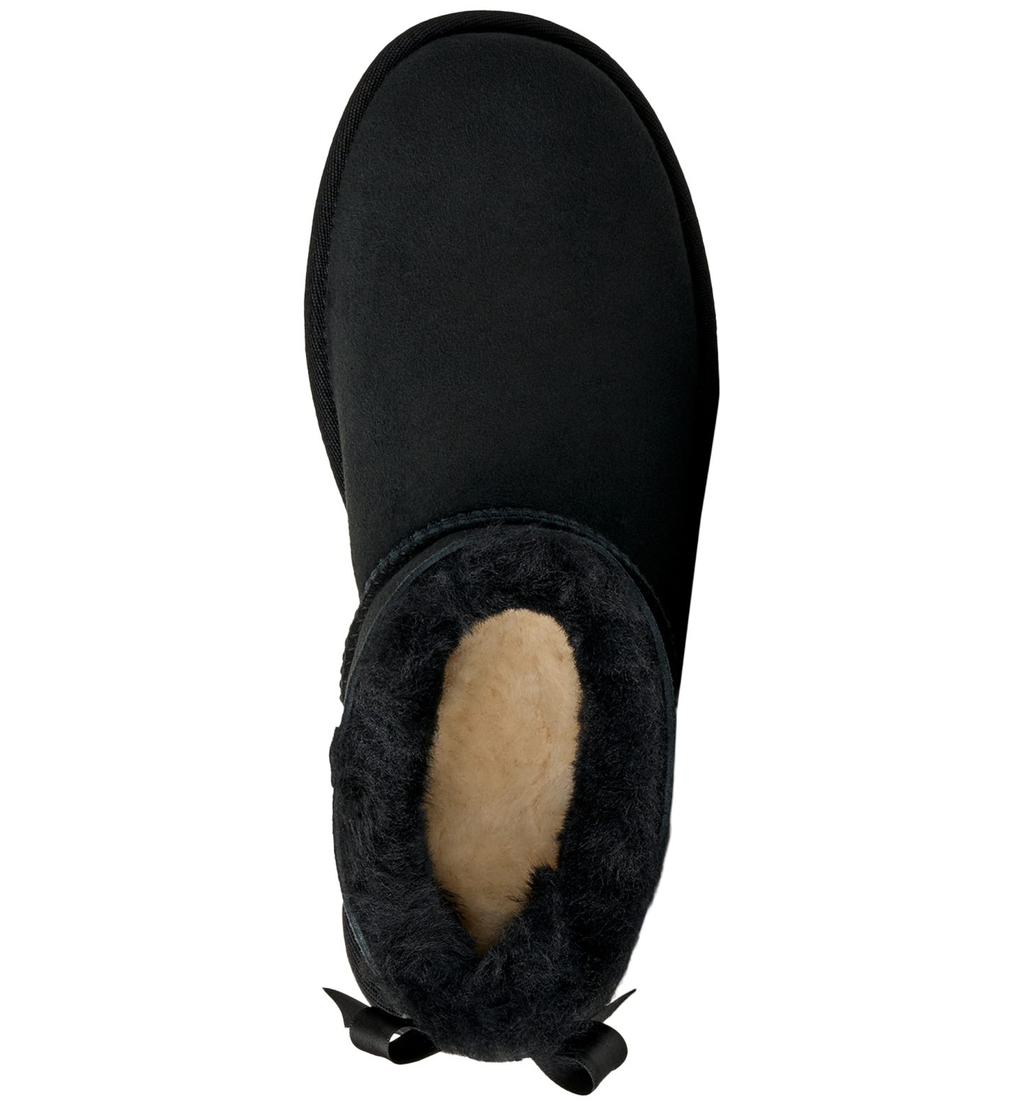 UGG® Women's Ultra Mini Bailey Bow Round Toe Booties - Black