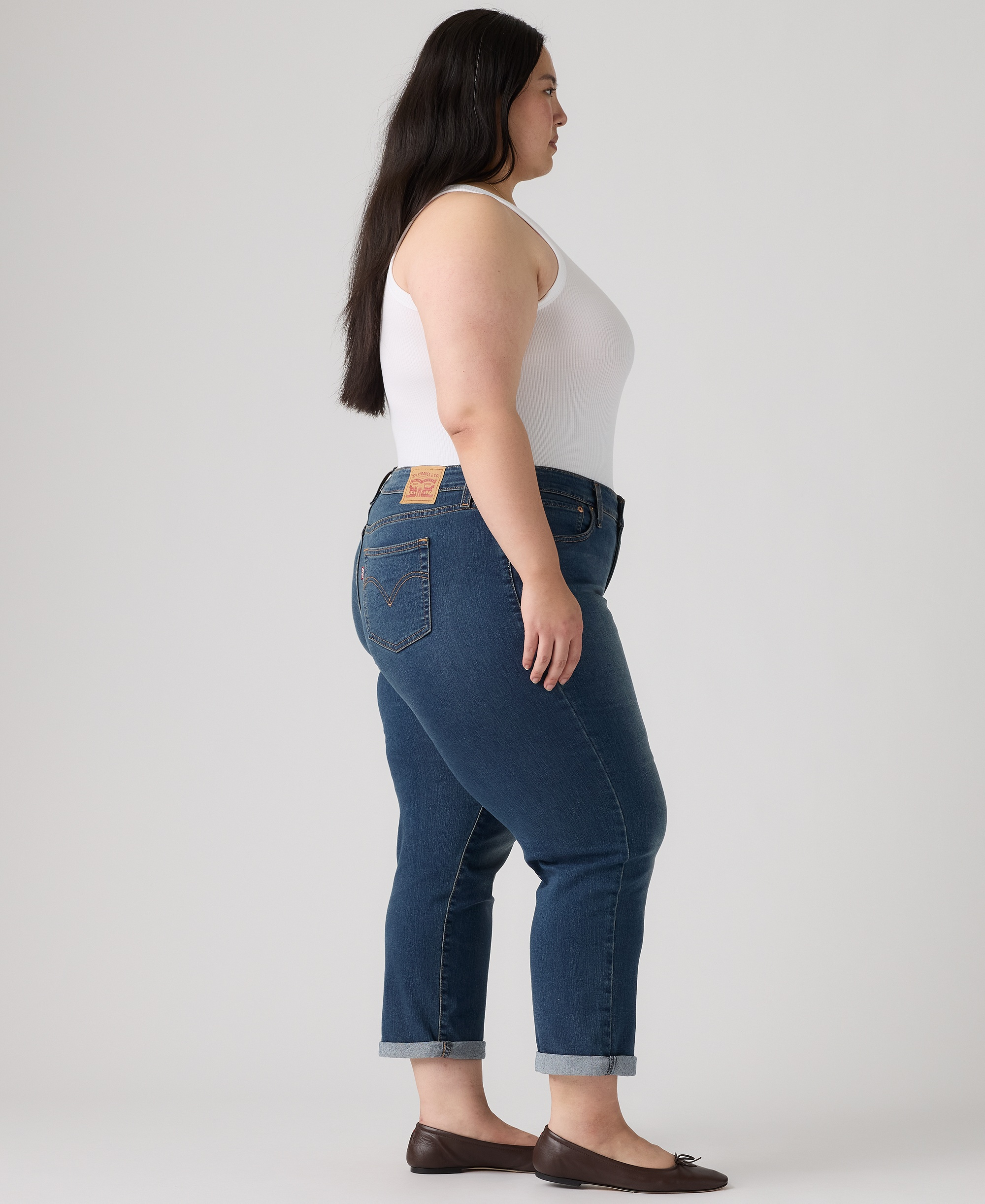 Levi's Women's Relaxed Boyfriend Tapered Leg Jeans - Working Late