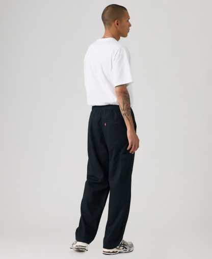 Levi's Men's Regular-Fit Linen Surplus Pants - Mineral Black