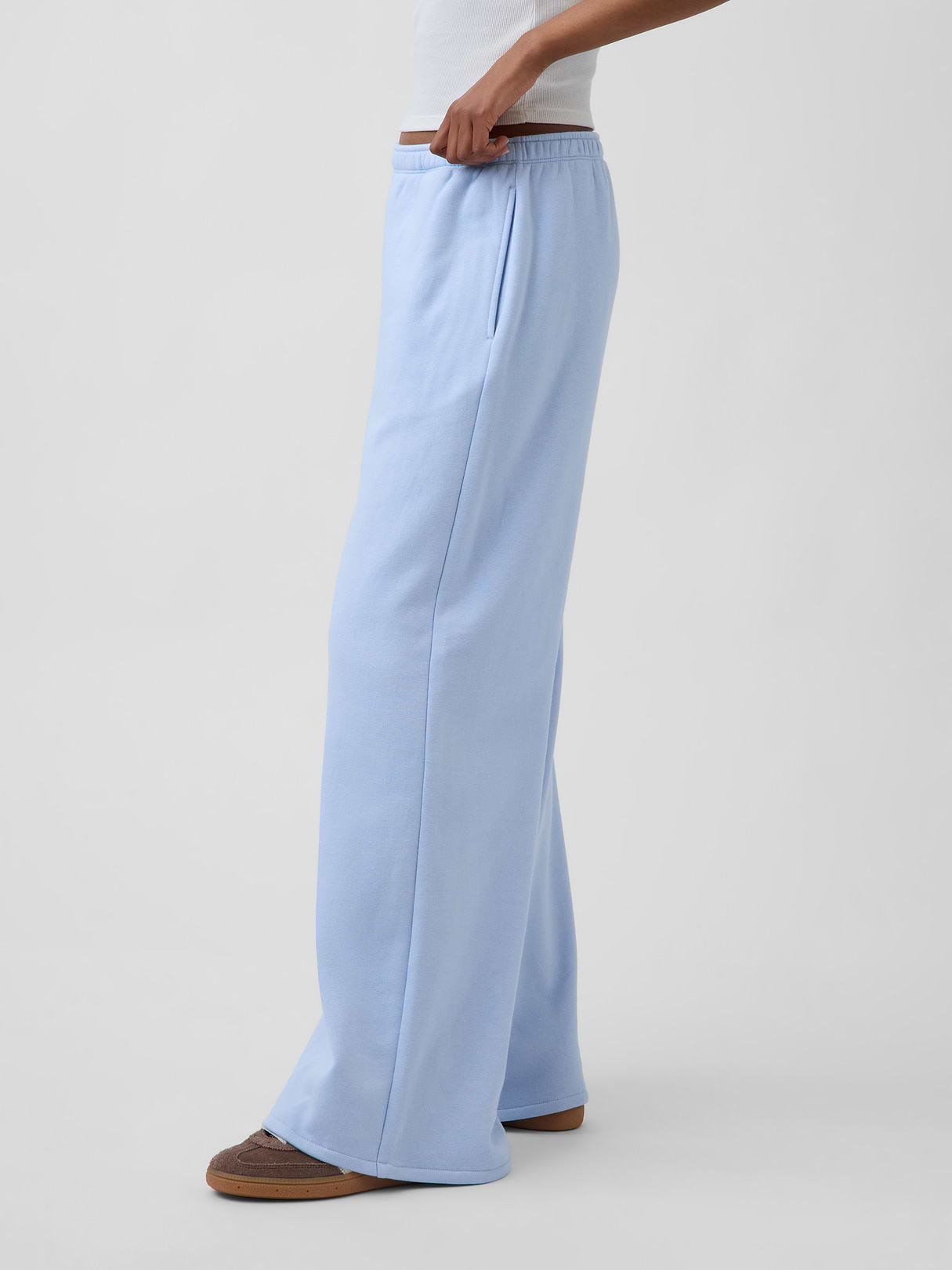 VintageSoft Baggy Sweatpants - Cerulean blue