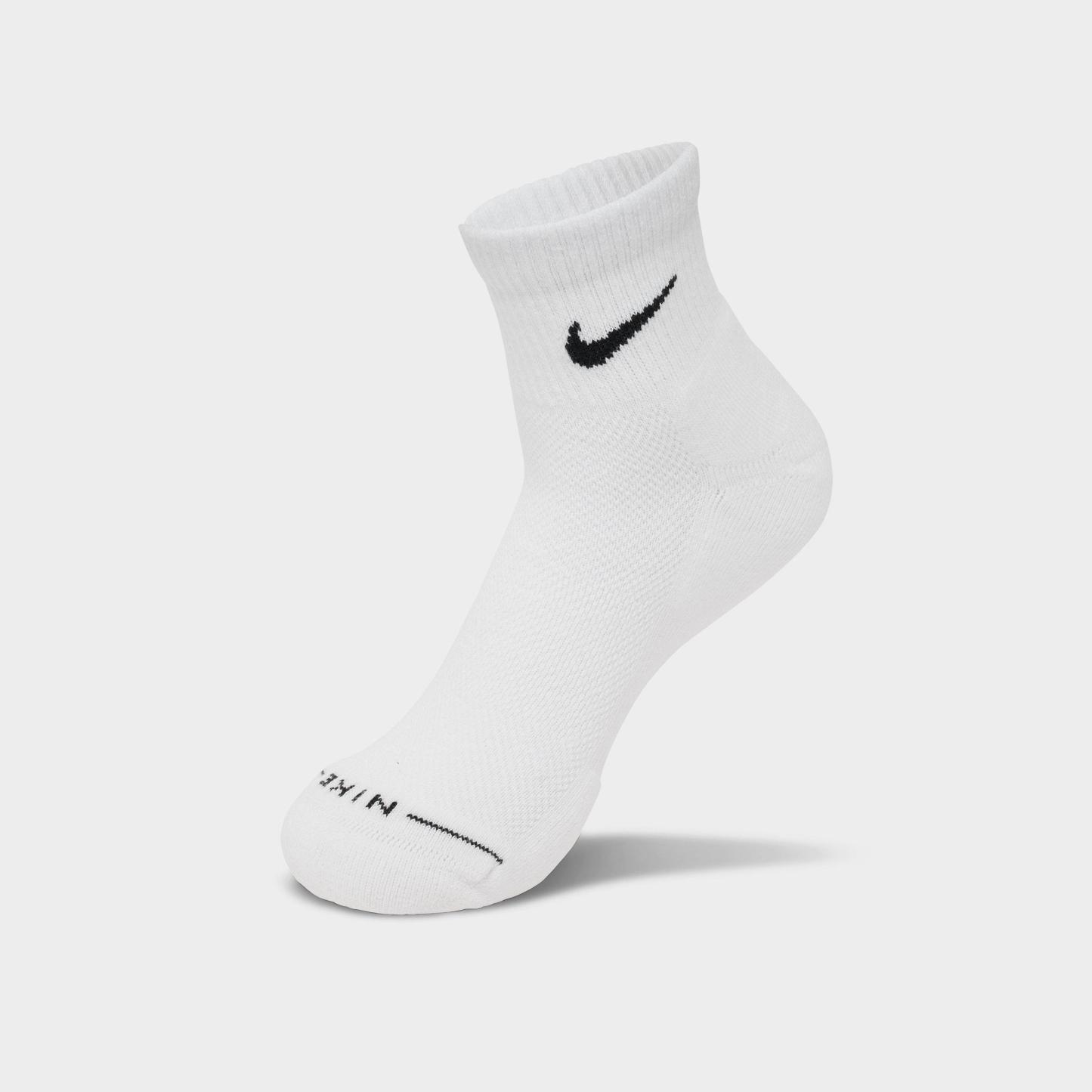 Nithtke Everyday Elevated Ankle Socks (6-Pack) - White/Black