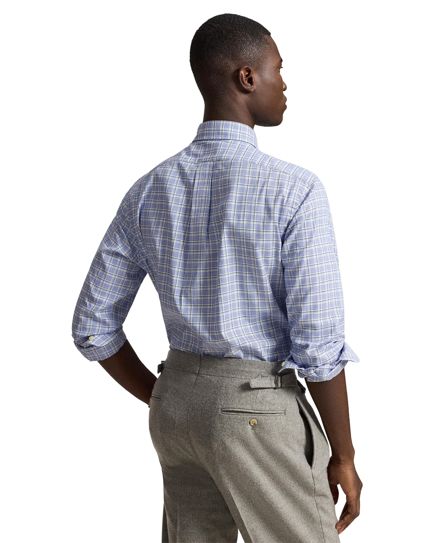 Polo Ralph Lauren Men's Classic-Fit Performance Oxford Shirt - 7373A Blue Multi