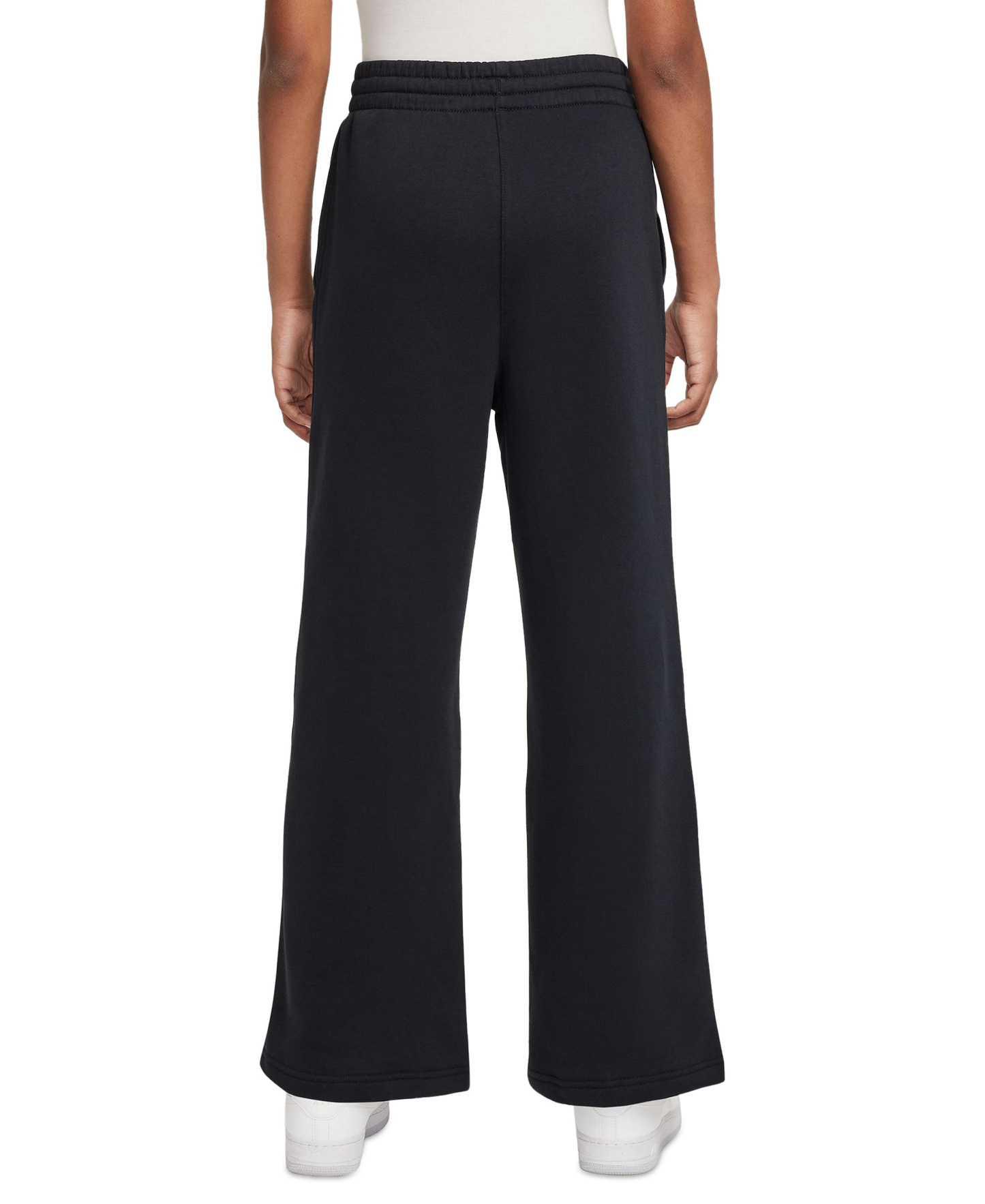 Nike Girls' 7-16 Sportswear Club Fleece Wide-Leg Sweatpants - Black