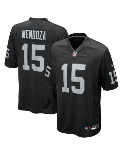 Nike Men's Black Las Vegas Raiders Fernando Mendoza 2026 NFL Draft First Round Pick No. 1 Team Game Jersey - Black