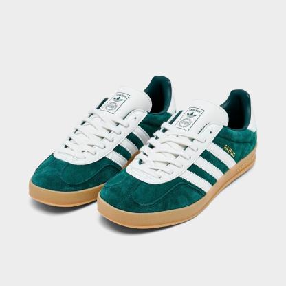 Men's adidas Originals Gazelle Indoor Casual Shoes - Aurora Ivy/White/Gum - view 2