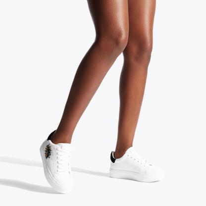 Kurt Geiger London Laney Evil Eye Sneaker - White - view 2