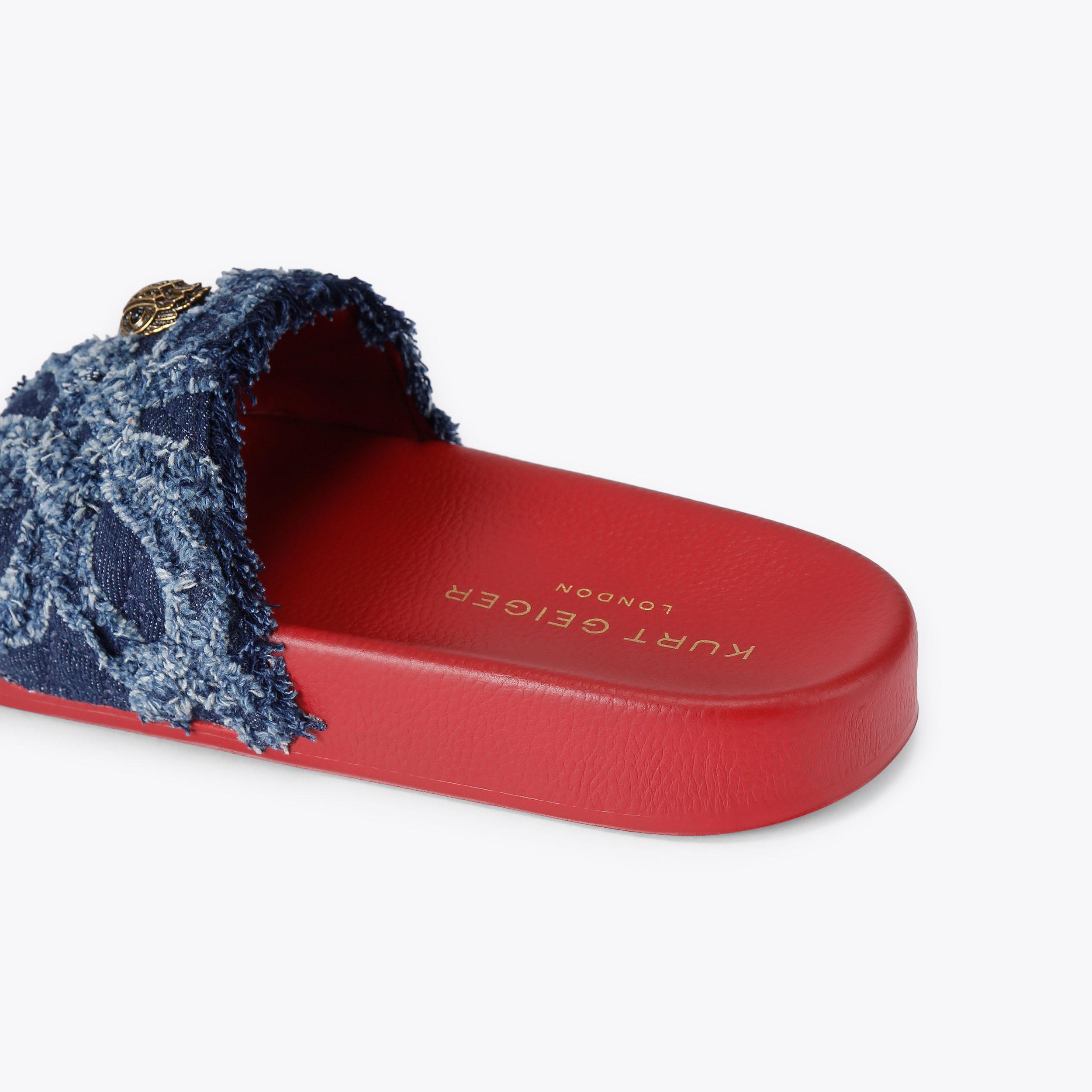 Kurt Geiger London Meena Eagle Sandal - Blue - view 4