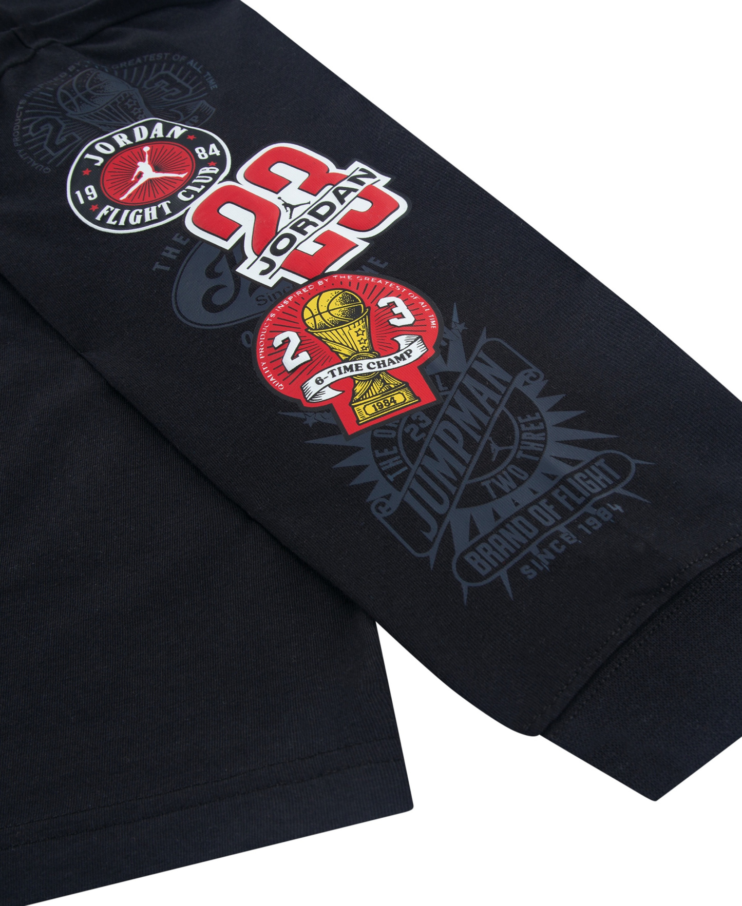 Jordan Boys' 8-20 Highway Long-Sleeve T-Shirt - BLACK