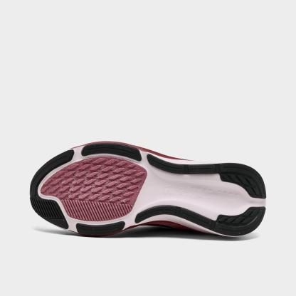 Women's Nithtke Pegasus 42 Running Shoes - Part 2 - Pearl Pink/Black/Peony/Team Crimson - Bottom view