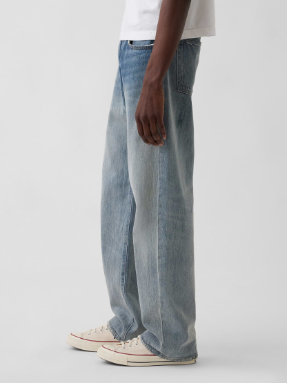 '90s Loose Jeans - medium Light Wash