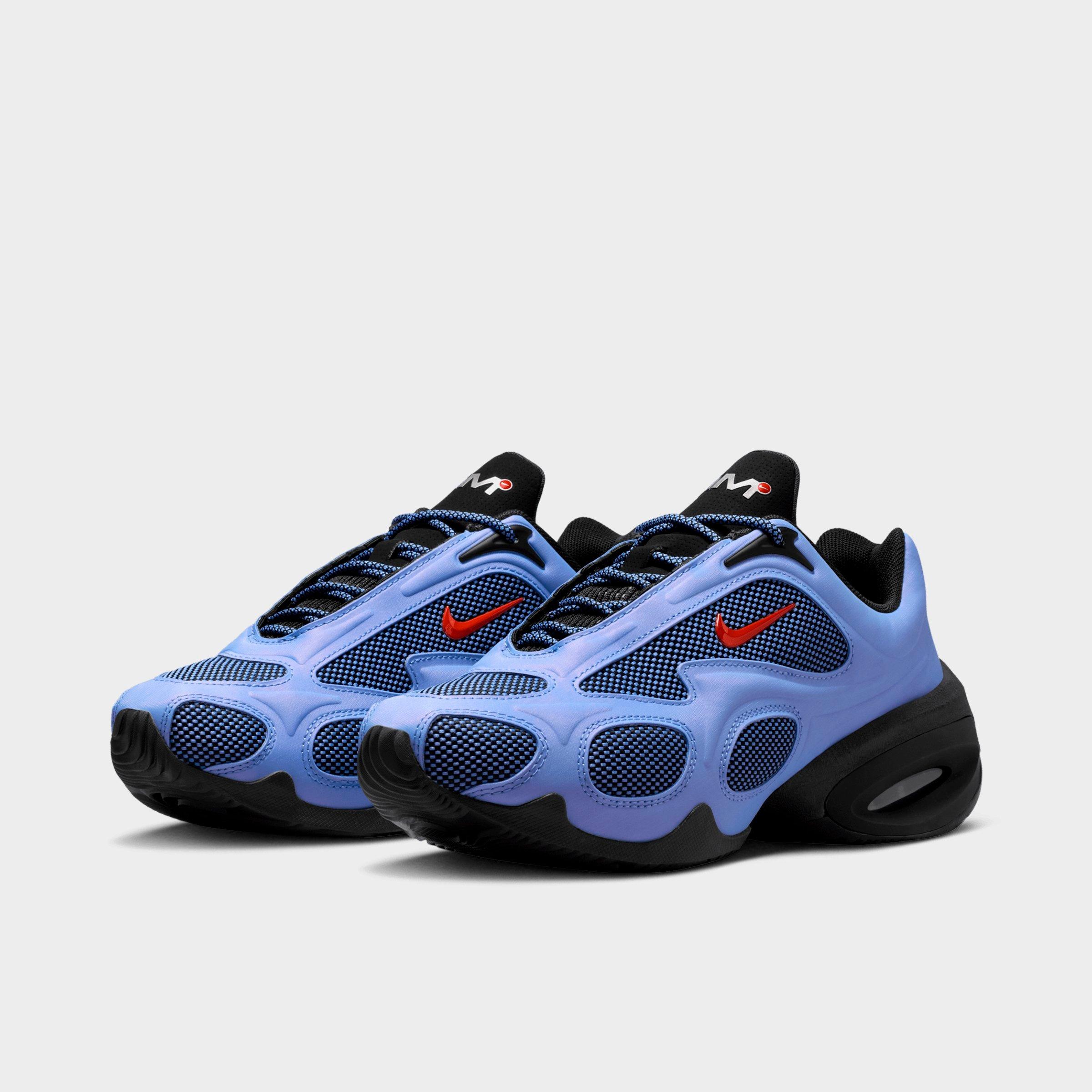 Women's Nithtke Air Max Muse Casual Shoes - Royal Pulse/Black/Metallic Dark Grey/Light Crimson - Both shoes facing left