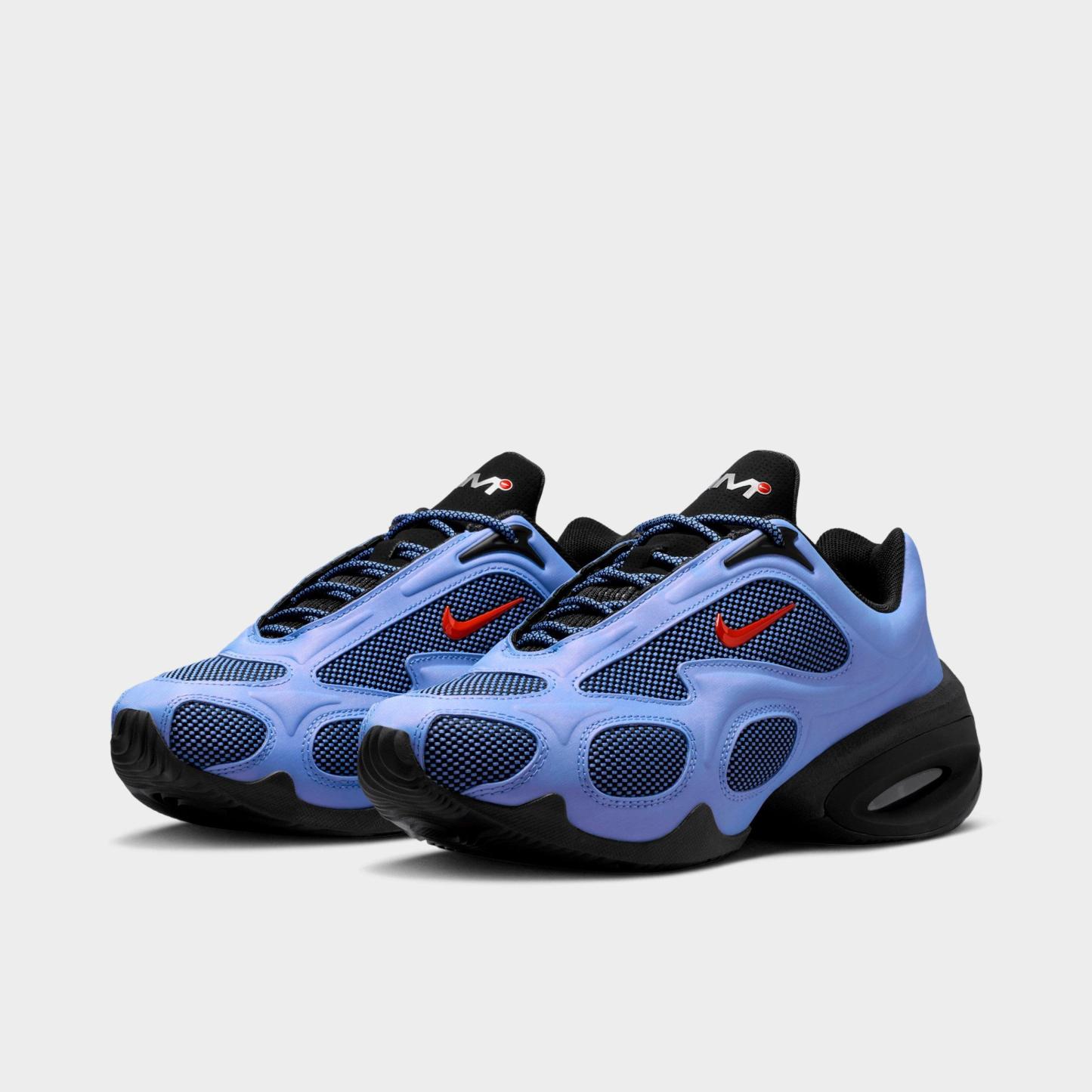 Women's Nithtke Air Max Muse Casual Shoes - Royal Pulse/Black/Metallic Dark Grey/Light Crimson - Both shoes facing left