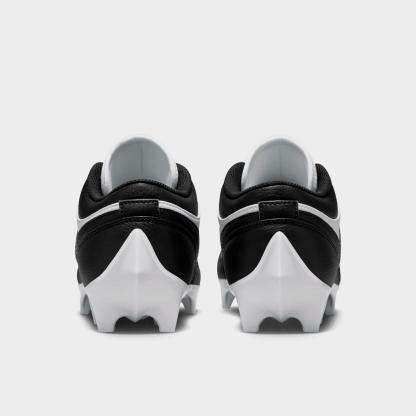 Men's Jordan 1 Low TD Football Cleats - White/Black/Black - view 4