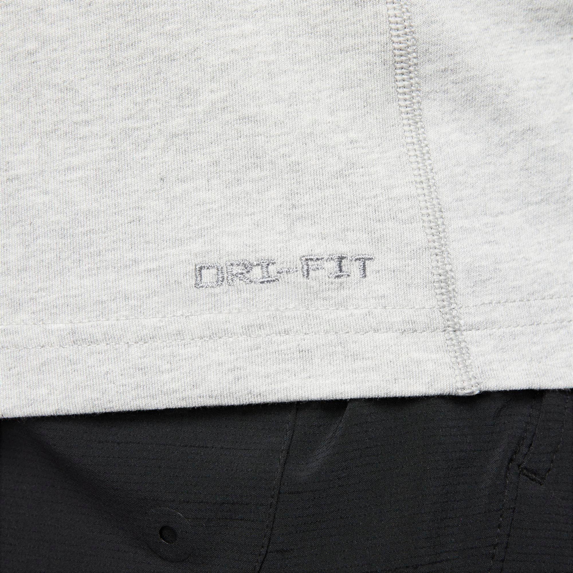 Men's Nithtke Dri-FIT Primary Versatile Top - Part 1 - Dark Grey Heather/Heather/Smoke Grey