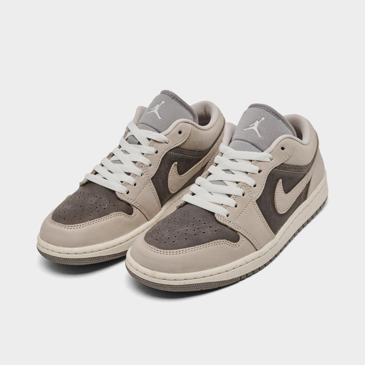 Women's Air Jordan 1 Low SE Casual Shoes - Enigma Stone/Oatmeal/Pale Ivory/Hemp - view 2