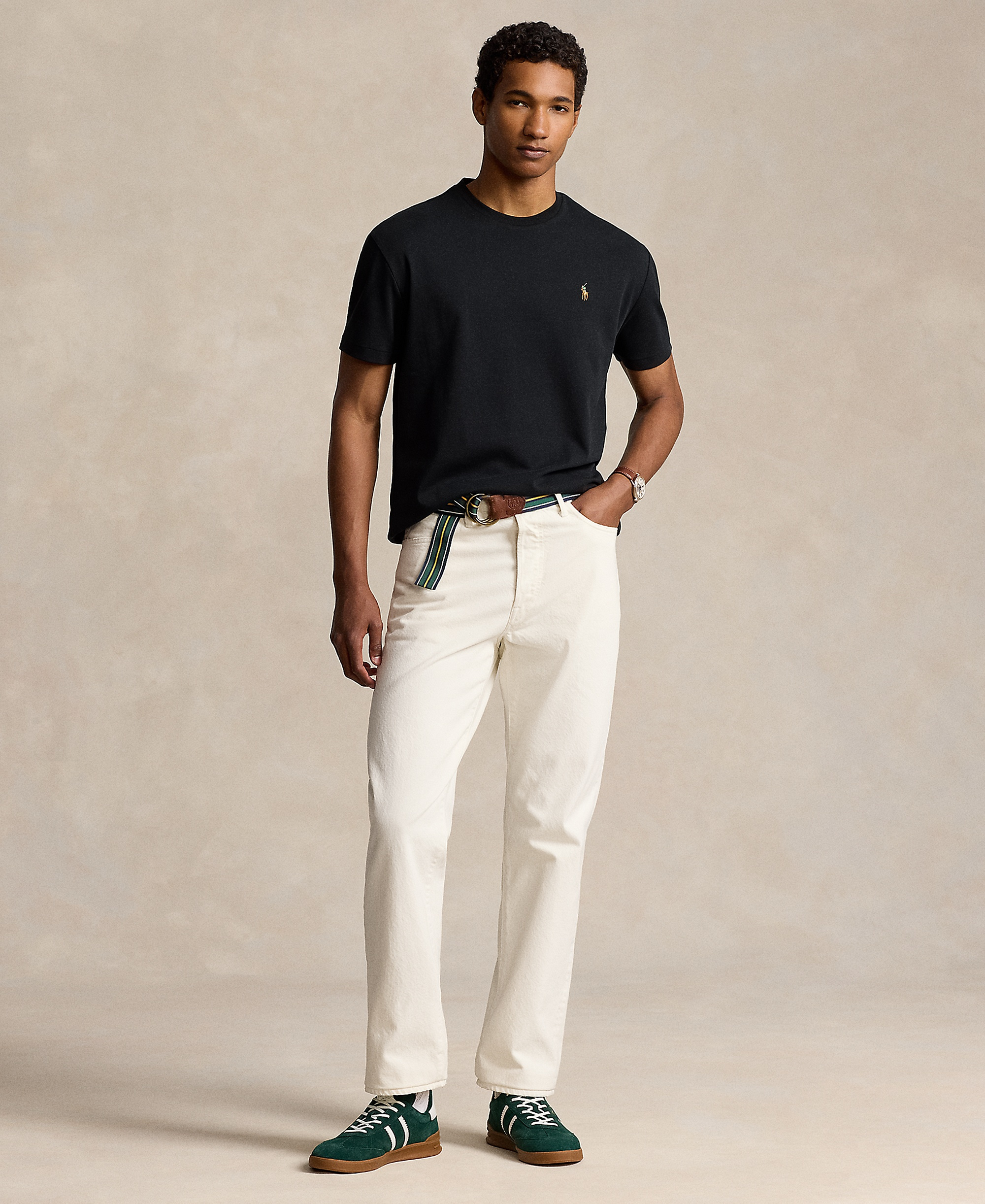 Polo Ralph Lauren Men's Custom Slim-Fit Soft Cotton T-Shirt - Polo Black