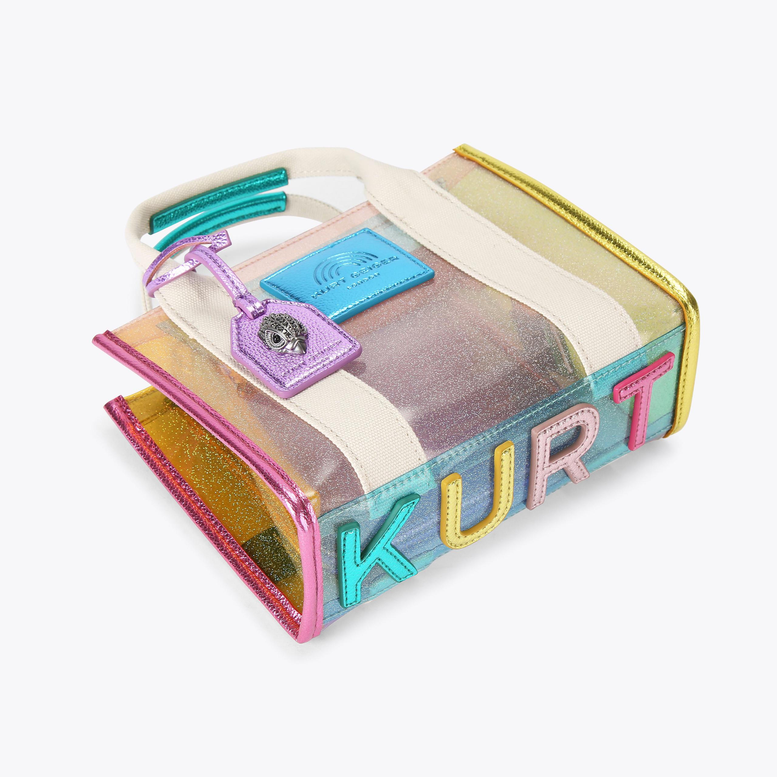 Kurt Geiger London Extra Small Vinyl Southbank Tote Bag - Multi Colored - view 3