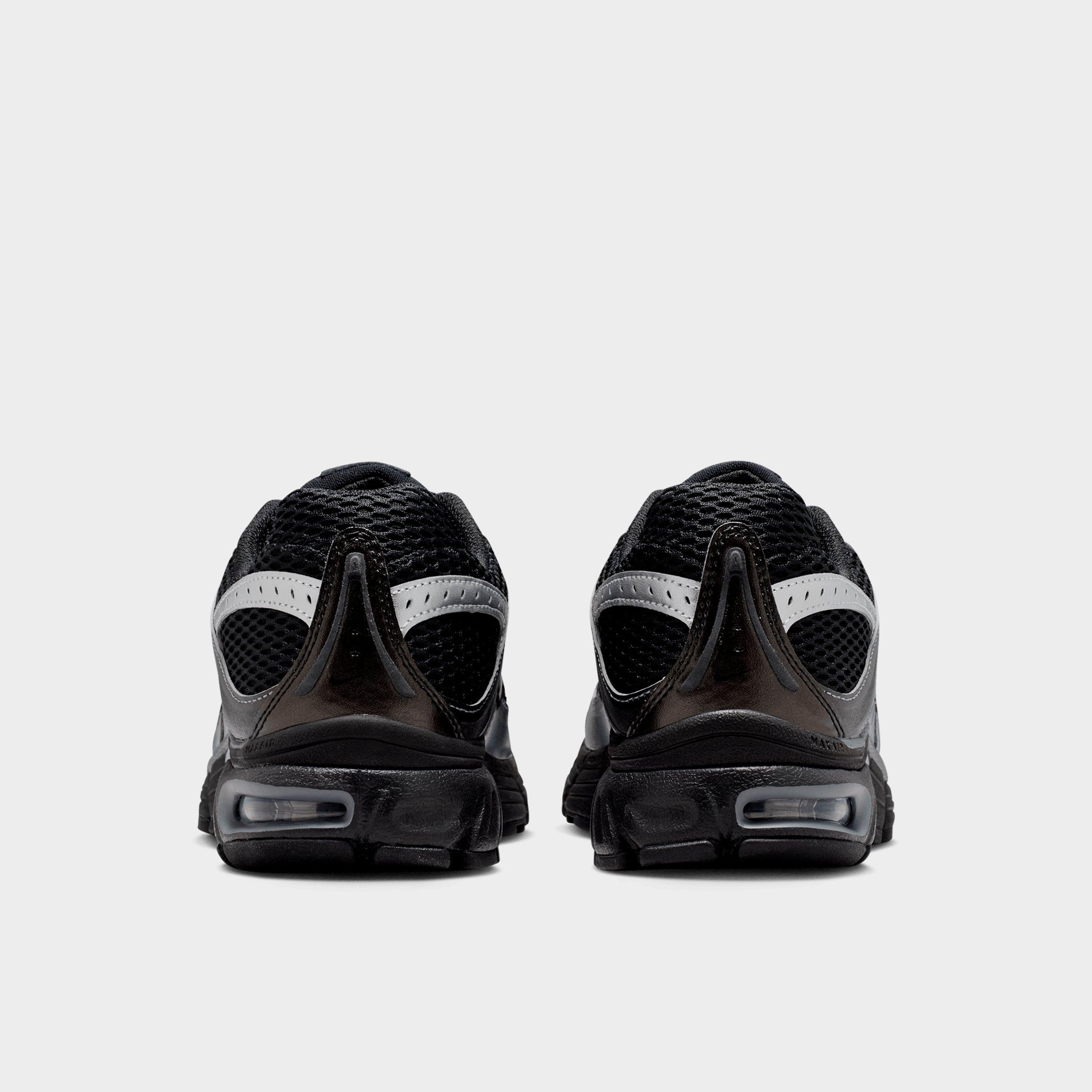 Women's Nithtke Air Max Moto 2K Casual Shoes - Part 1 - Black/Metallic Silver/Smoke Grey - Back view