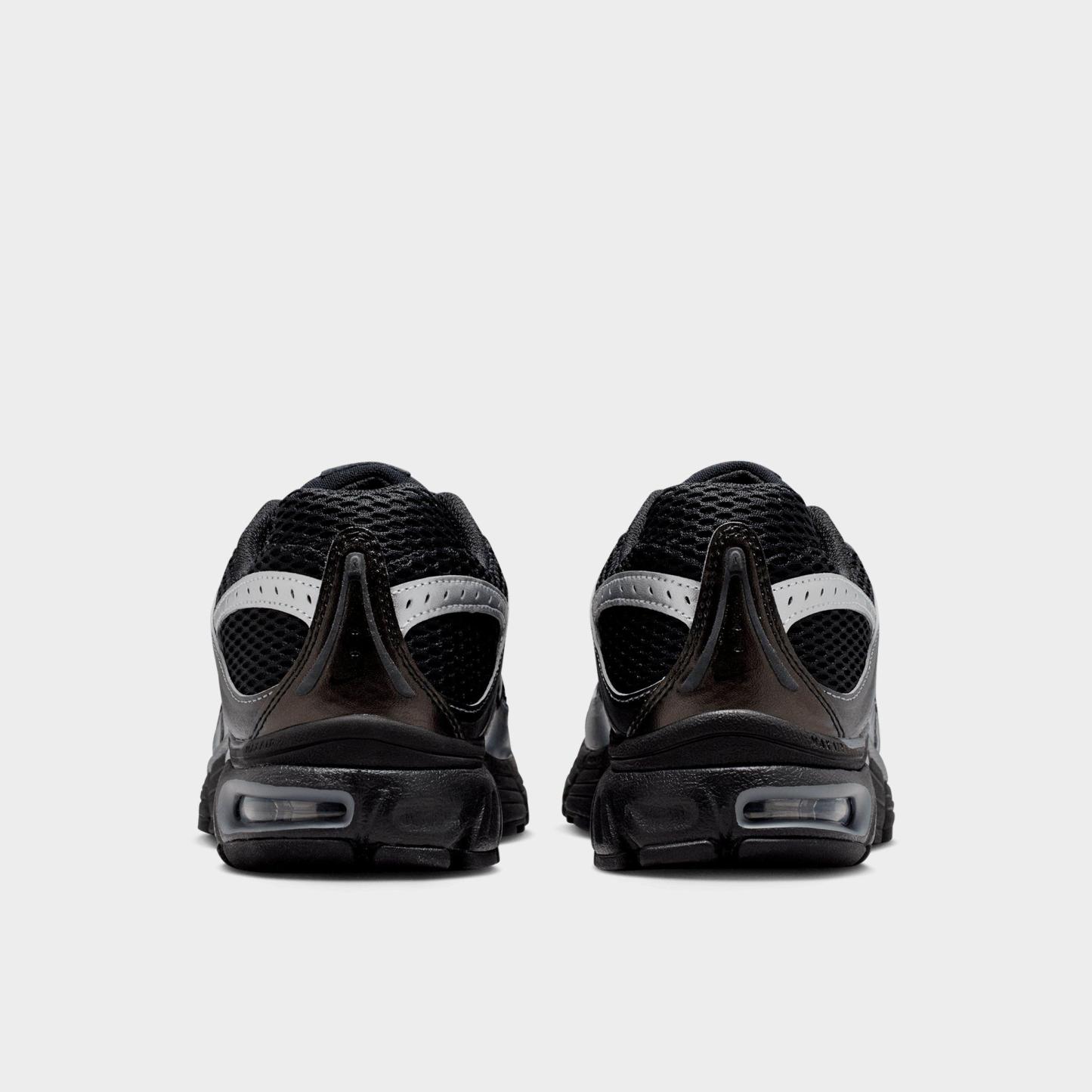 Women's Nithtke Air Max Moto 2K Casual Shoes - Part 1 - Black/Metallic Silver/Smoke Grey - Back view