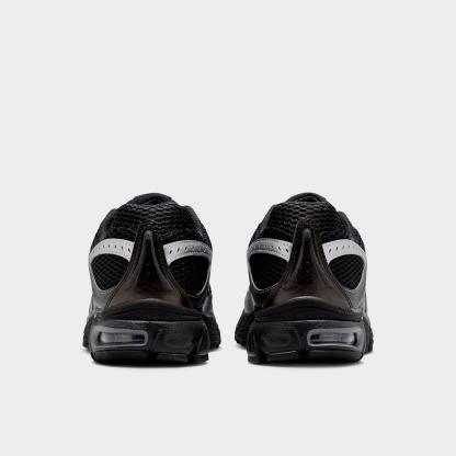 Women's Nithtke Air Max Moto 2K Casual Shoes - Part 1 - Black/Metallic Silver/Smoke Grey - Back view