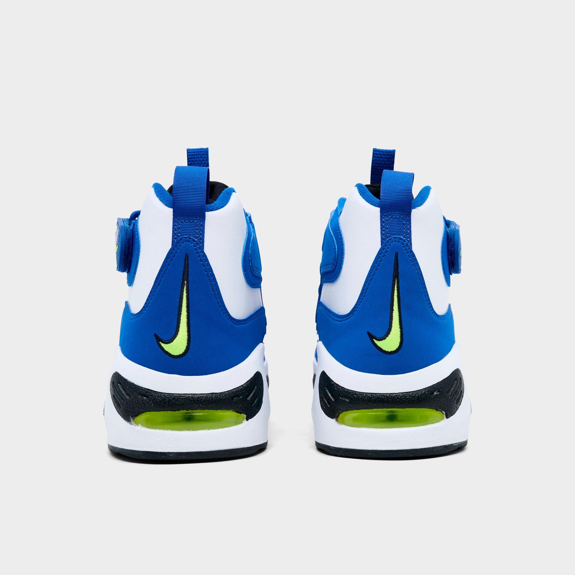 Men's Nithtke Air Griffey Max 1 Casual Shoes - Varsity Royal/White/Volt/Black - Back view