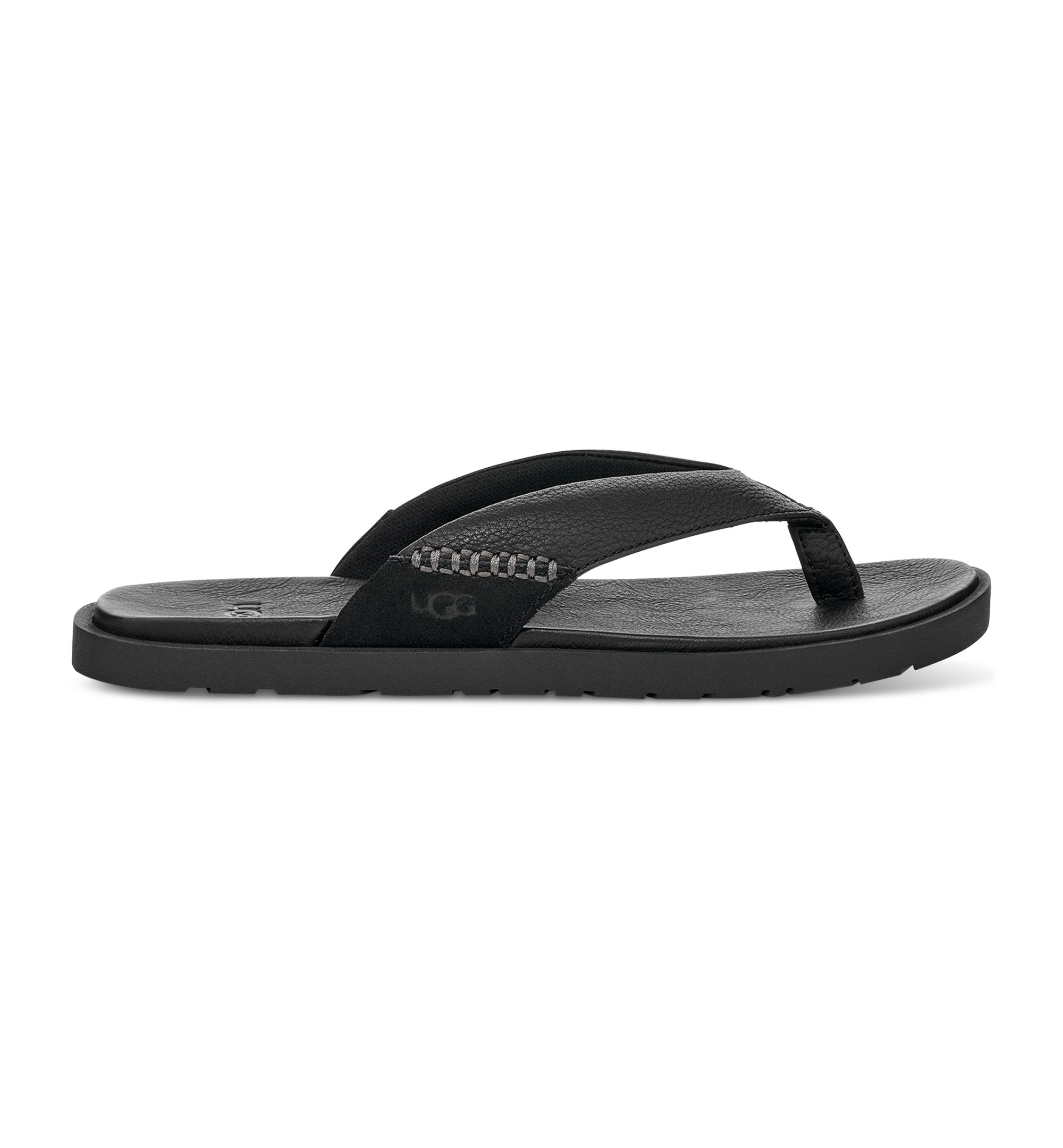 UGG® Men's Seaside II Flip Sandals - Black