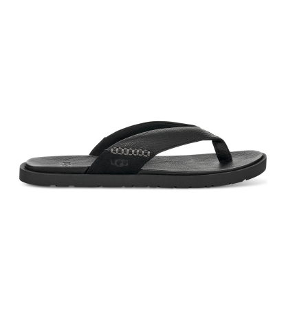 UGG® Men's Seaside II Flip Sandals - Black