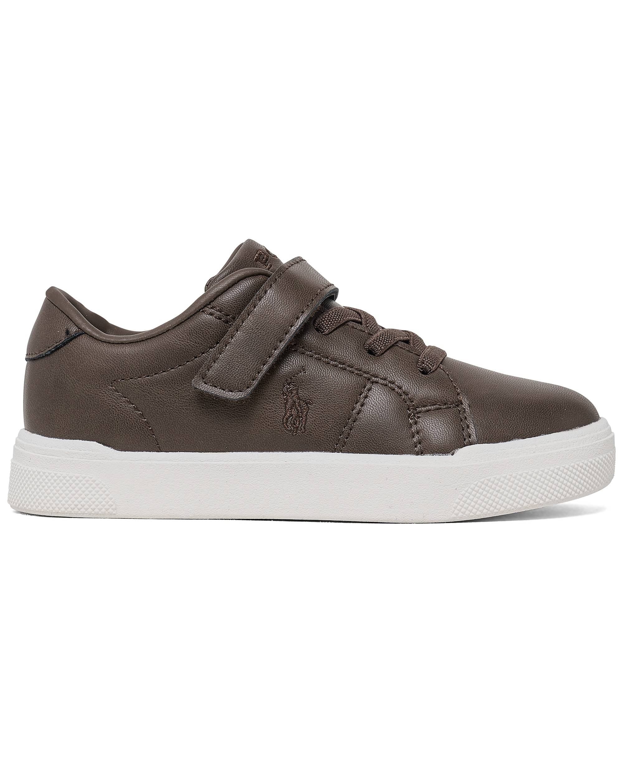 Polo Ralph Lauren Toddler Kids Sutton Fastening Strap Sneakers from Finish Line - Chocolate Brown