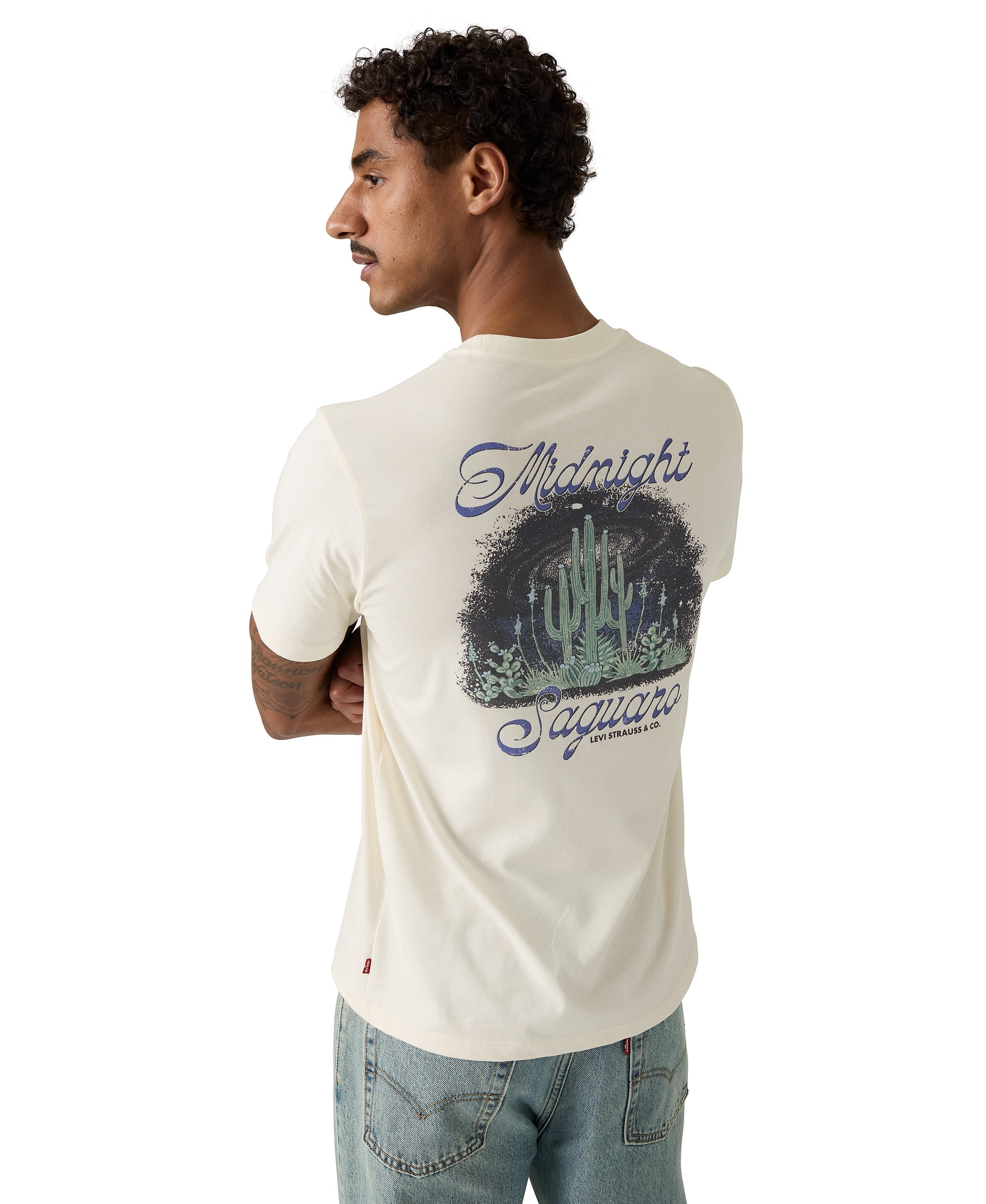 Levi's Men's Graphic Logo Crewneck T-Shirt - Saguaro