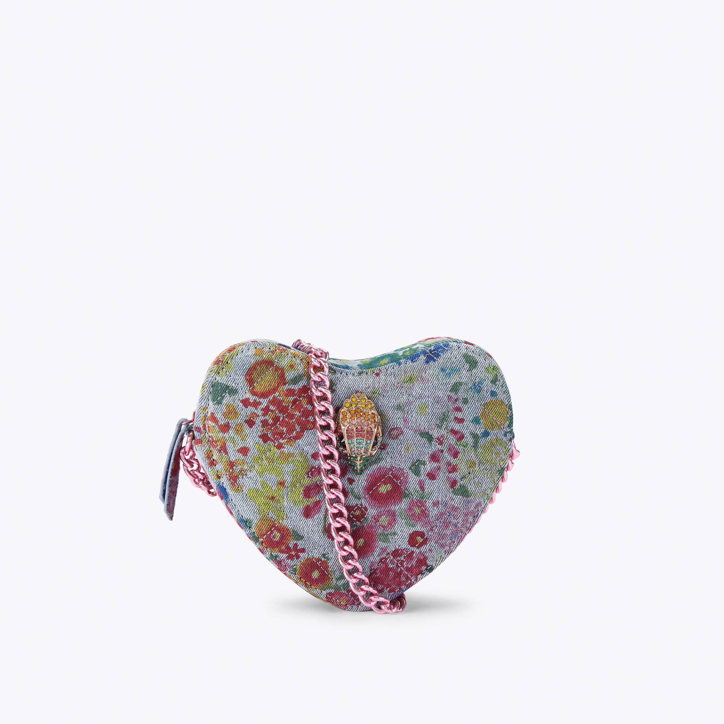 Kurt Geiger London Kensington Heart Cross Body Bag - Blue