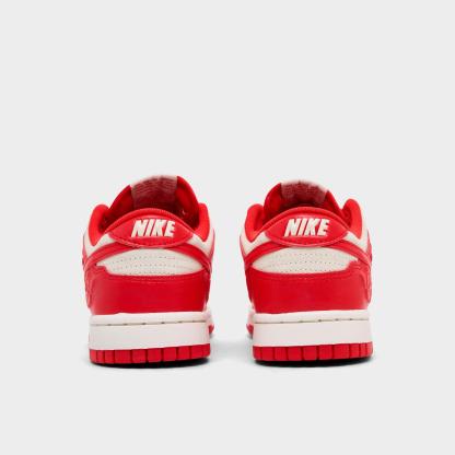Women's Nike Dunk Low LE Casual Shoes - Coconut Milk/University Red/Pale Ivory