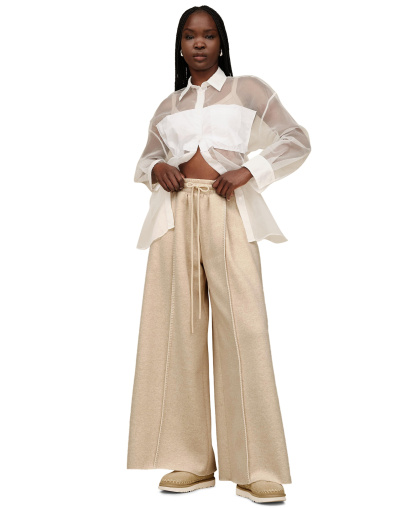 UGG Women's Classic Extra Wide-Leg Pants - Sand Heather