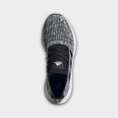 Men's adidas Originals Swift Run 1.0 Casual Shoes - Black/Black/Cloud White - view 5