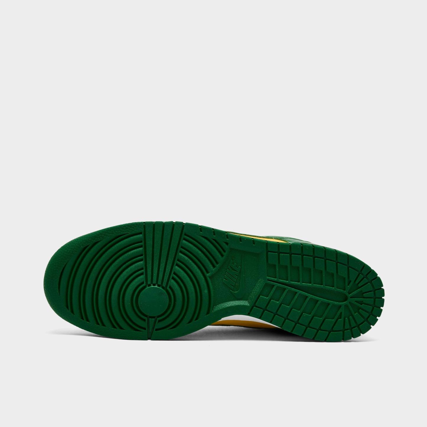 Men's Nithtke Dunk Low SP Casual Shoes - Varsity Maize/Pine Green/White - Bottom view